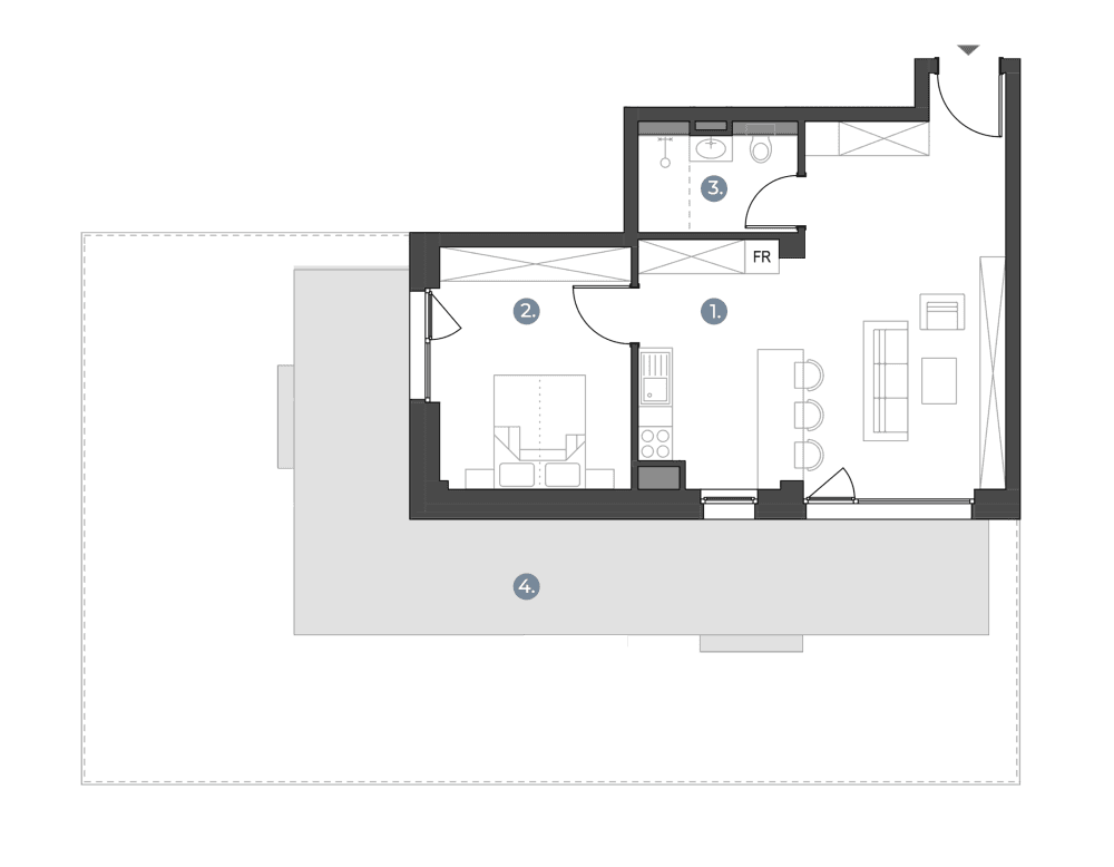 Apartament cu 2 camere Cluj Napoca