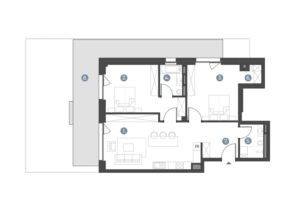 Apartament cu 3 camere Cluj Napoca